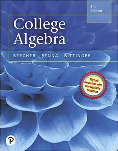 College Algebra (5th Edition) [2019] - Original PDF